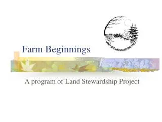 Farm Beginnings