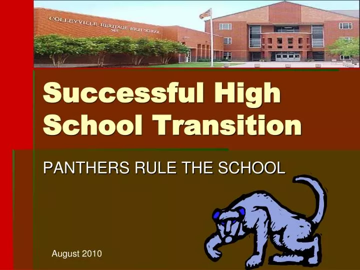 successful high school transition
