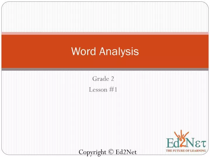word analysis