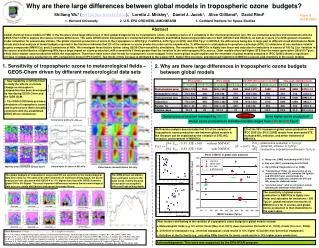 Why are there large differences between global models in tropospheric ozone budgets?