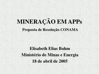 minera o em apps proposta de resolu o conama