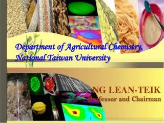 Department of Agricultural Chemistry, National Taiwan University