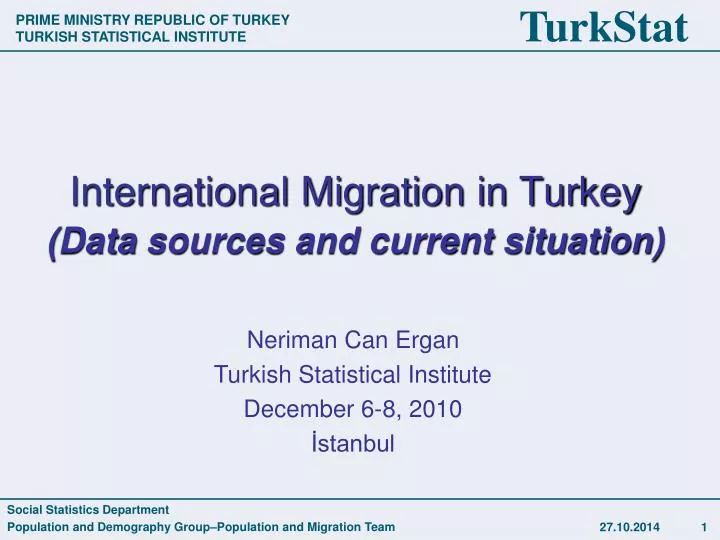 international migration in turkey data sources and current situation