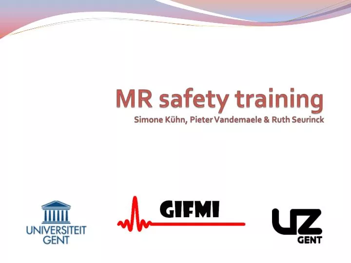 mr safety training simone k hn pieter vandemaele ruth seurinck