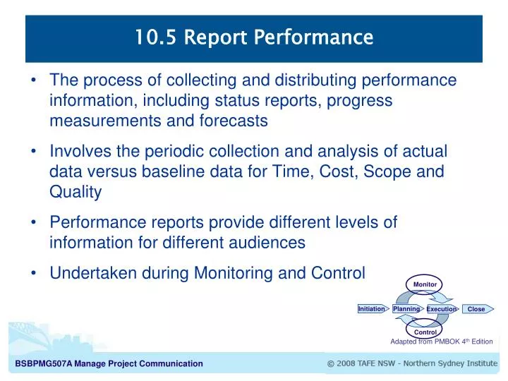 10 5 report performance