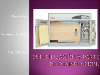 esterilizaci n y parte de desinfecci n