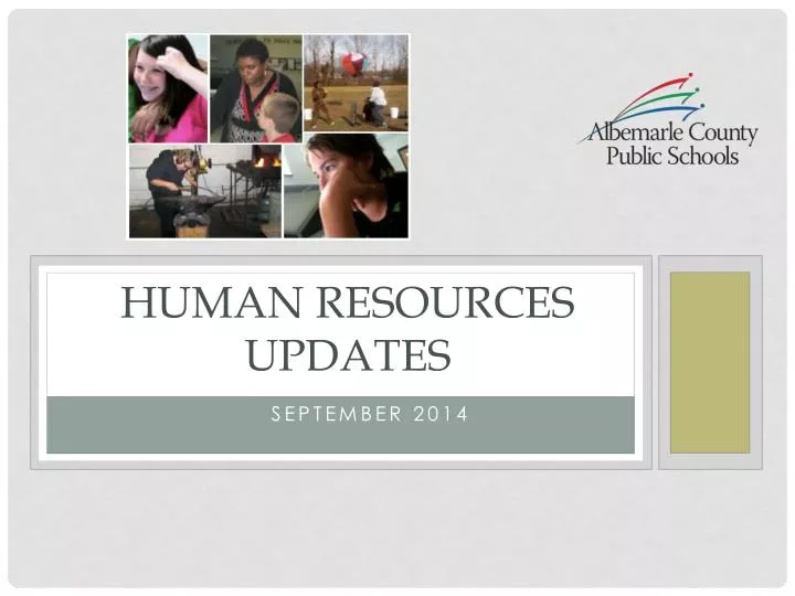 human resources updates