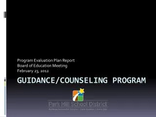 Guidance/Counseling program