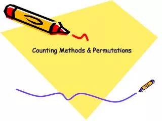 Counting Methods &amp; Permutations