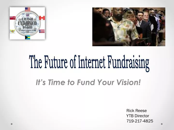 it s time to fund your vision