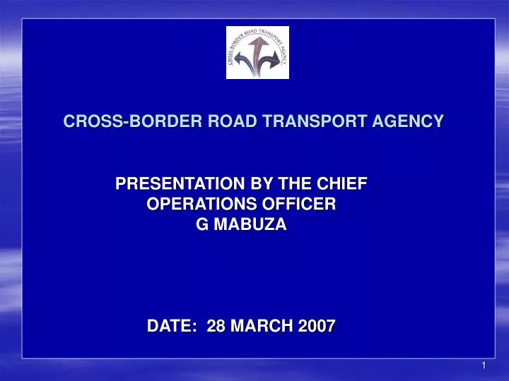 cross border road transport agency
