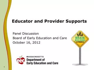 Educator and Provider Supports