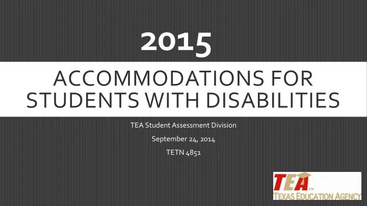 accommodations for students with disabilities