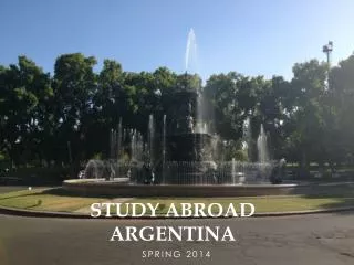 Study Abroad Argentina