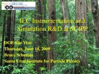 ILC Instrumentation and Simulation R&amp;D at SCIPP