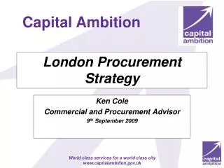 London Procurement Strategy