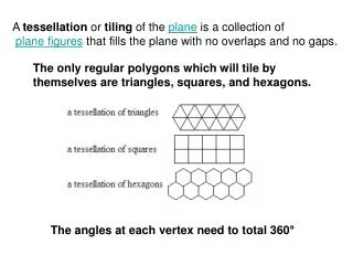 The only regular polygons which will tile by themselves are triangles, squares, and hexagons.