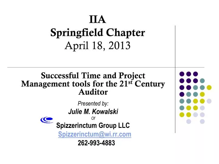 iia springfield chapter april 18 2013