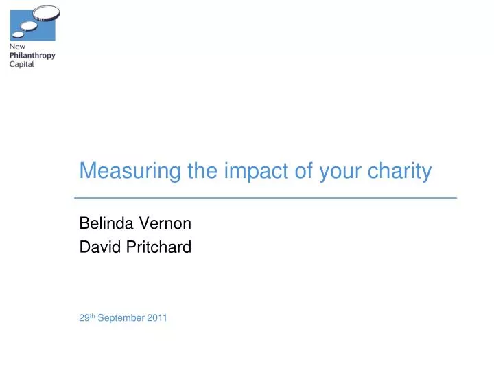 measuring the impact of your charity