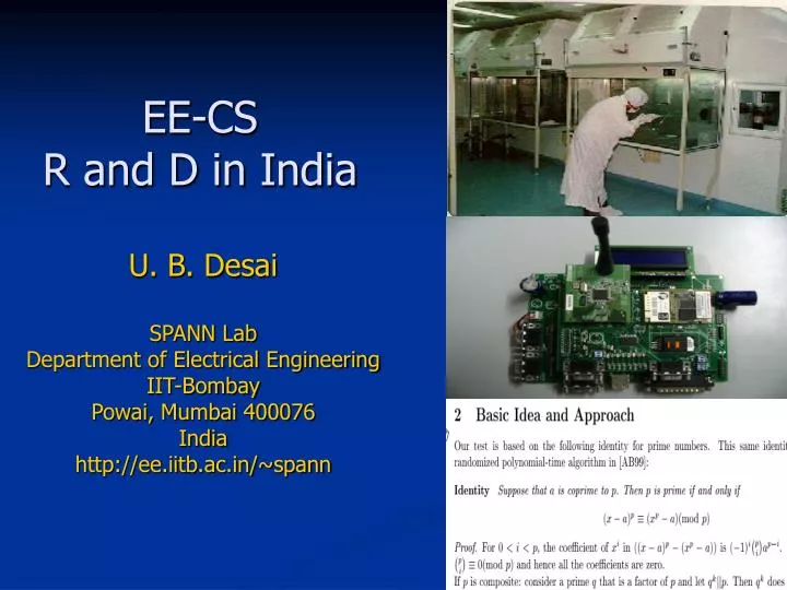 ee cs r and d in india