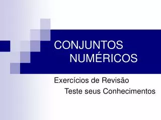conjuntos num ricos