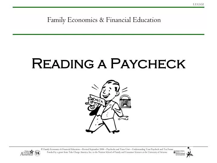 reading a paycheck