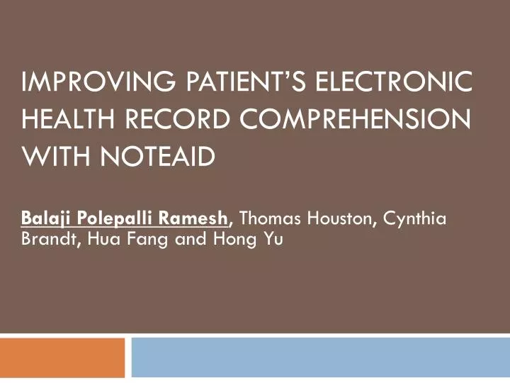 improving patient s electronic health record comprehension with noteaid