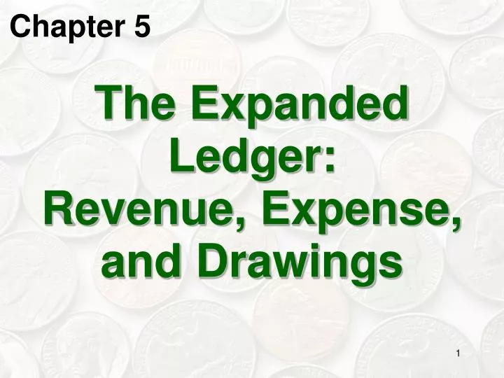 the expanded ledger revenue expense and drawings