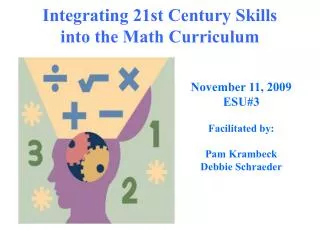 Integrating 21st Century Skills into the Math Curriculum