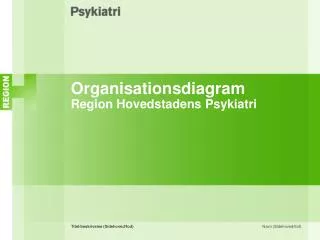 organisationsdiagram region hovedstadens psykiatri