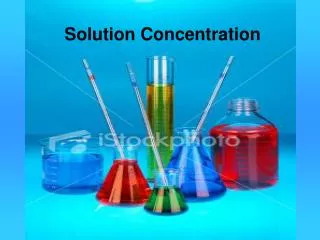 solution concentration