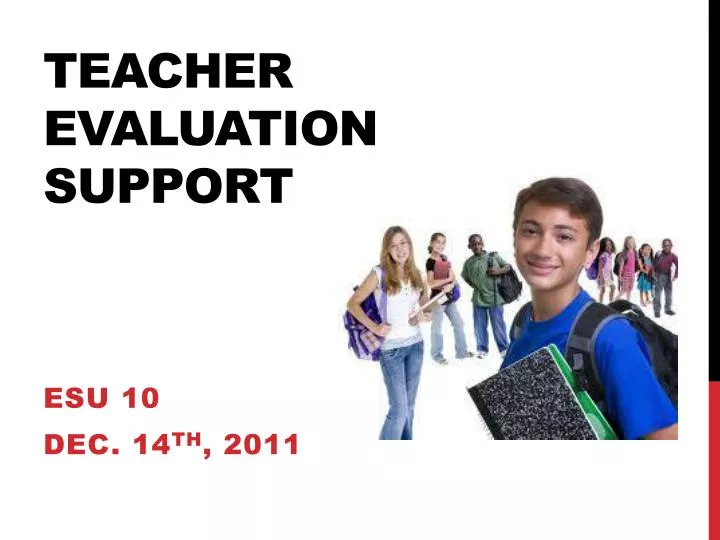 teacher evaluation support