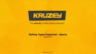 Betting Types Explained – Sports
