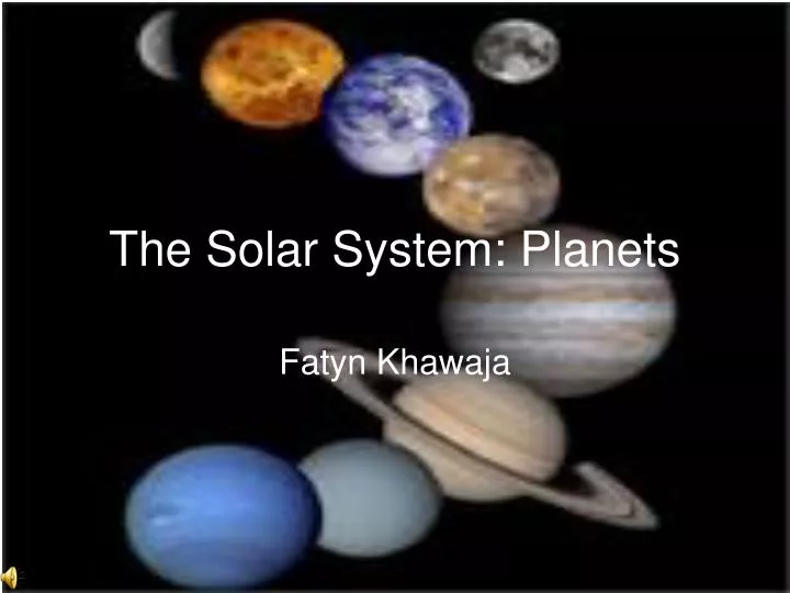 the solar system planets