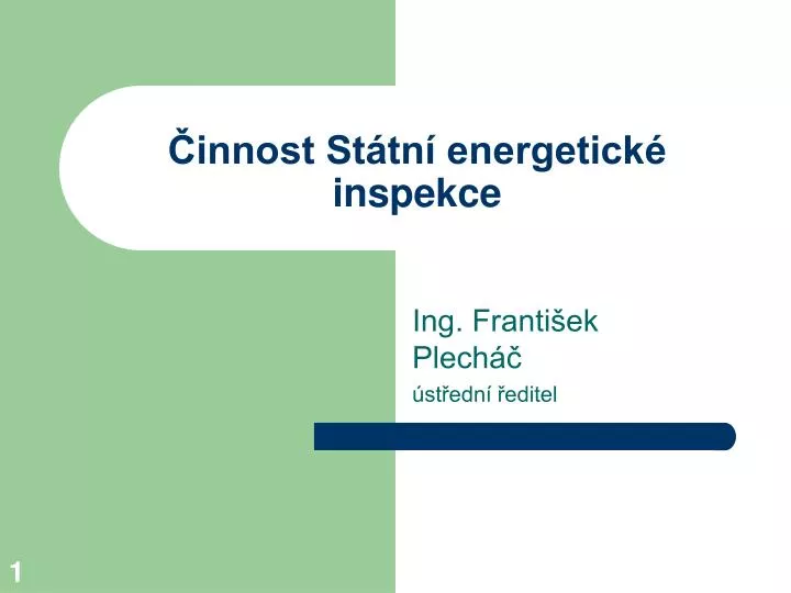 innost st tn energetick inspekce