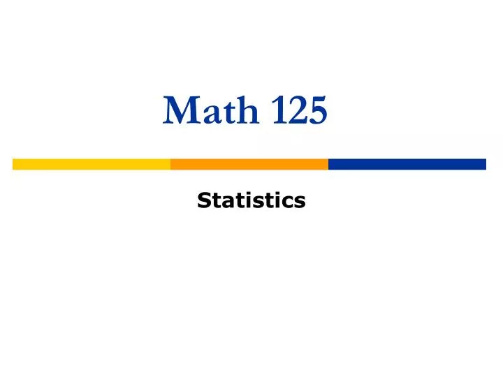 math 125