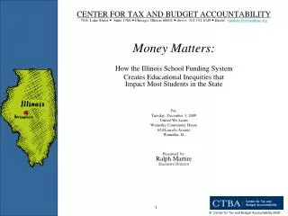 Illinois State &amp; Local Revenue