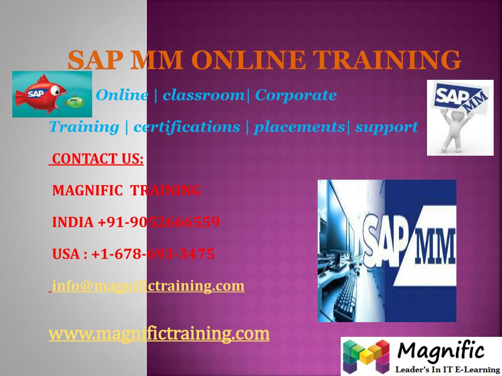 PPT - SAP MM ONLINE TRAINING IN AUSTRALIA PowerPoint Presentation, free ...