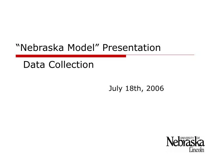 nebraska model presentation