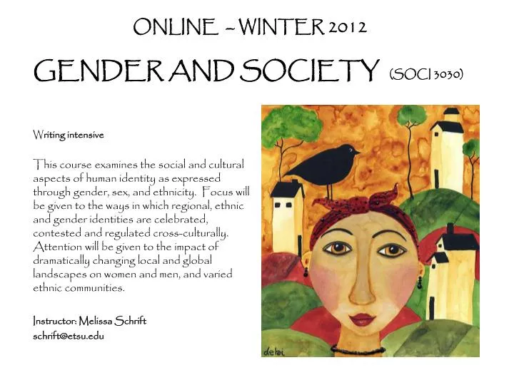 online winter 2012 gender and society soci 3030
