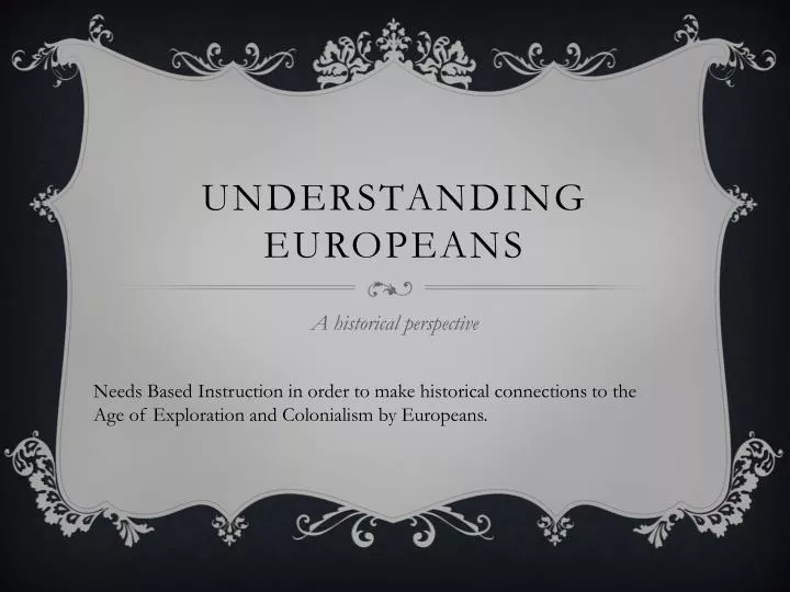 understanding europeans