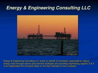 Energy &amp; Engineering Consulting LLC