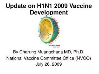 By Charung Muangchana MD, Ph.D. National Vaccine Committee Office (NVCO) July 26, 2009
