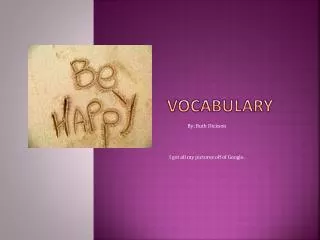 vocabulary
