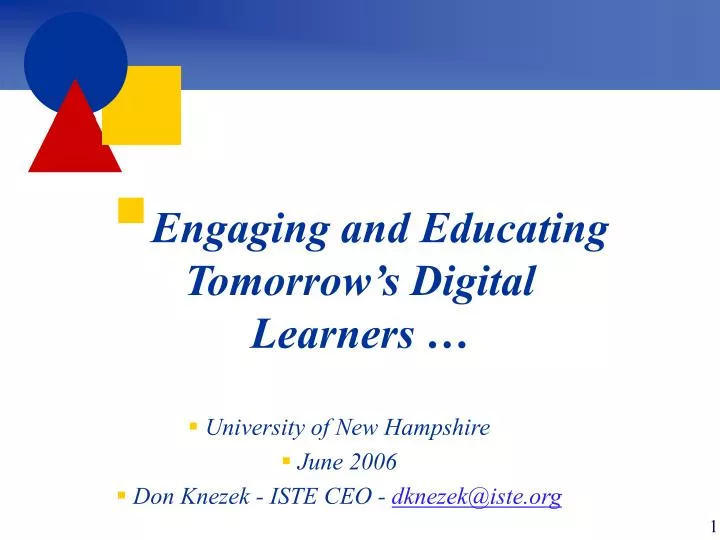 engaging and educating tomorrow s digital learners