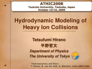 Hydrodynamic Modeling of Heavy Ion Collisions