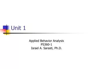 unit 1