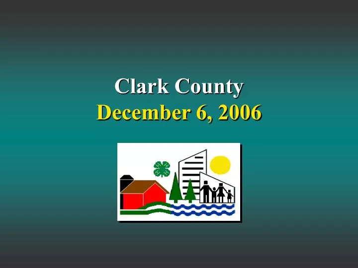 clark county december 6 2006