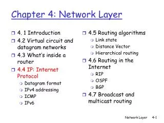 chapter 4 network layer