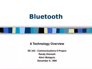 Bluetooth